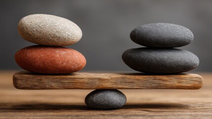 Balanced stone stack representing investment strategy and financial stability for a secure future and wealth growth