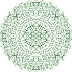 Beautiful flower art and mandala vector design
