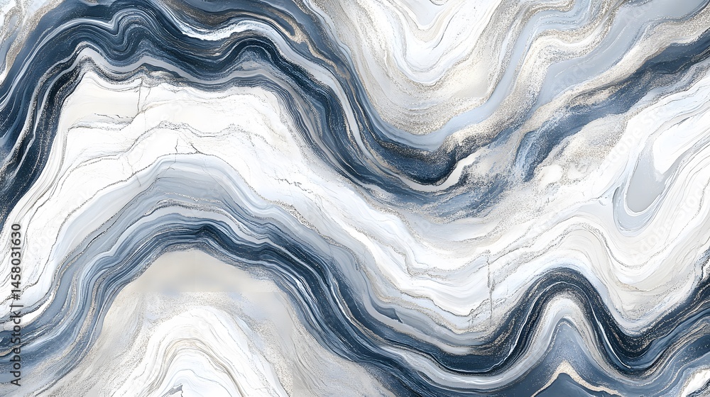 Aufkleber abstract design with flowing lines and mixed shades.