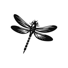 Dragonfly vector with detailed transparent wings realistic insect illustration for nature and wildlife design projects tropical bug animal macro artwork for summer graphics