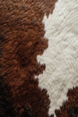 Close-up of textured brown and white fur.