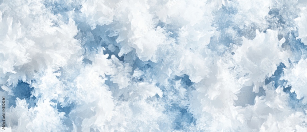 Poster ethereal blue and white abstract watercolor background with soft dreamy texture and subtle color var