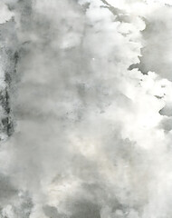 Silver metallic watercolor texture shimmer soft gray creates dreamy and ethereal feel. It evokes feelings of serenity and peace with its gentle, shimmering effect