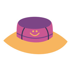 Cute Hat Bucket Vector