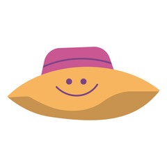 Cute Hat Bucket Vector