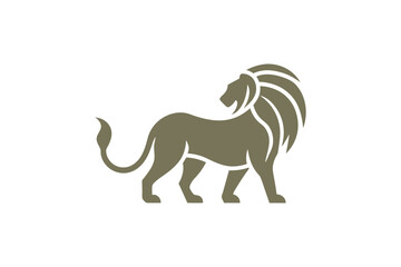 Regal Roar The Noble Silhouette of the Desert King