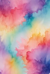 Obraz premium Set of colorful watercolor backgrounds for print design , wash, vivid, colorful