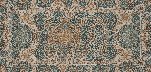 Flat geometric Moroccan tile design; seamless repeat, outline style,  detail,  minimalist,  traditional