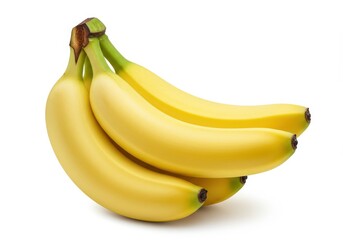 Fresh Yellow Bananas Bunch Sweet Ripe Fruit Healthy Food Tropical Dietary Natural Vitamins Delicious