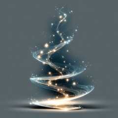forecast intelligence evolution future subconcious surreal dream opinion A mesmerizing swirl of light, capturing the essence of magic and wonder in a captivating visual display.