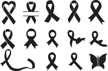 PrintAwareness Ribbon SVG, Ribbon Silhouette, Feather Svg, Suicide Loss Svg, Cancer Svg, Breast Cancer Svg, Suicide Svg, Ribbon Bundle 