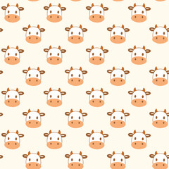 Cow pattern background design