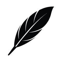 Obraz premium quill feather writing icon vector illustration