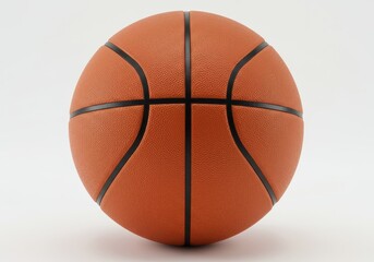 Fototapeta premium Classic Orange Basketball Game Sport Ball Equipment Photography Studio Shot High Resolution Image