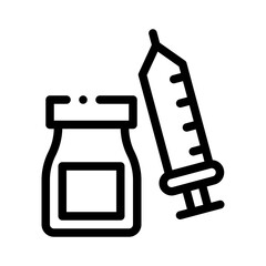 hospital management line icon