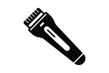 Trimmer silhouette vector illustration on white background