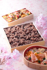 日本でお祝いの行事の時に食べるお赤飯