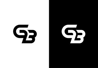 GB, BG monogram logo