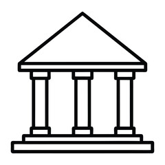 vector illustration of a column