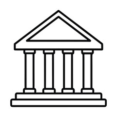greek column vector illustration