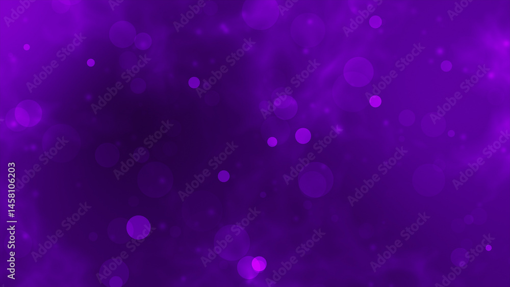Poster abstract background and fading purple particles designed background, texture or pattern