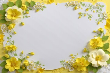 Obraz premium green and yellow color paper