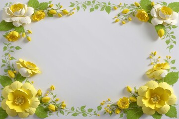 Obraz premium green and yellow color paper