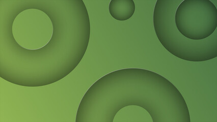 colorful 3d depth semi circle shapes background, simple and elegant minimal background