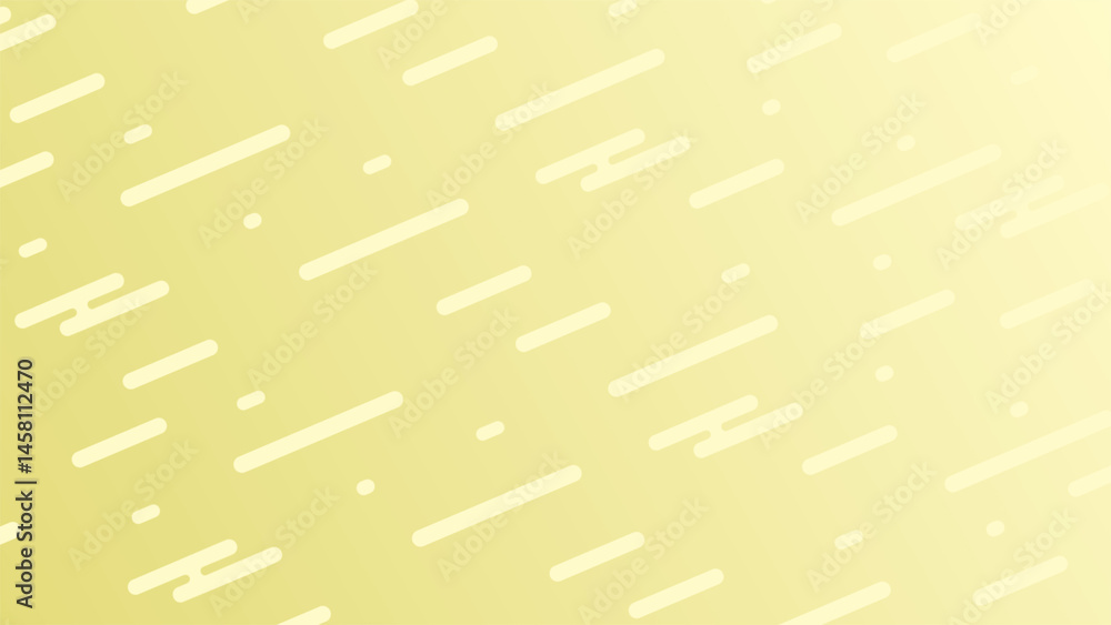 Poster abstract geometrical basic shapes over yellow background, minimal pattern background