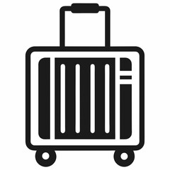 luggage cart icon