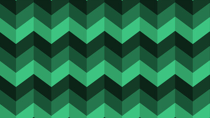 Turquoise simple zig-zag pattern seamless background moving downwards, background