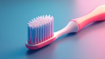 Electric toothbrush with bristles, 3D hygiene tech