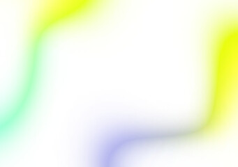 Spectrum color flashes gleam effect on transparent background. Neon glow effect.