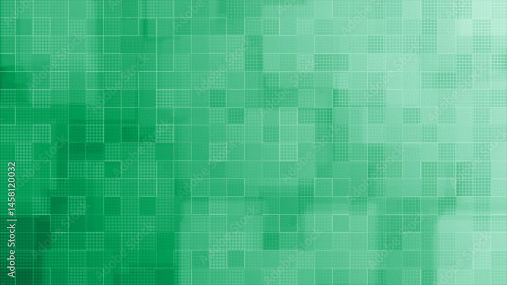 Poster turquoise square box pattern mosaic tile background, simple and elegant background