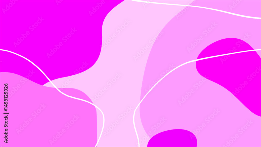 Poster pink abstract shapes wavy pattern minimal background, minimal design background