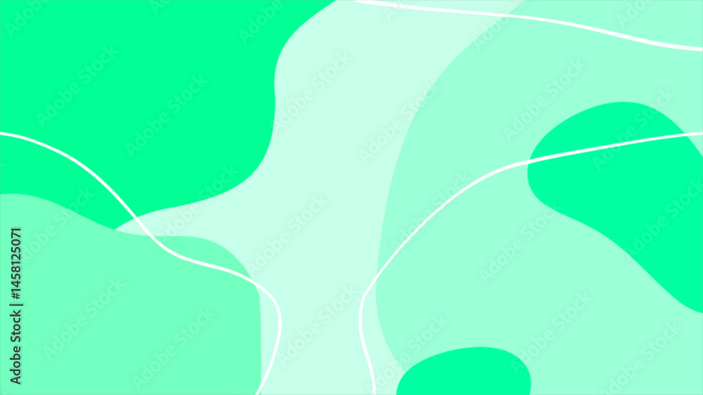 Poster turquoise abstract shapes wavy pattern minimal background, minimal design background