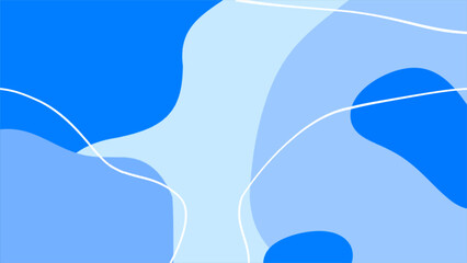 Royal blue abstract shapes wavy pattern minimal background, minimal design background