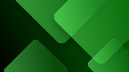 Dark Green abstract geometric square shapes minimal background, square shapes background