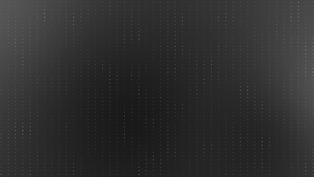 appearing and disappearing random dots and grid, Abstract technology dark white background,  stock animation motion graphics design