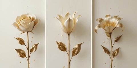 Floral arrangement with rose and lily