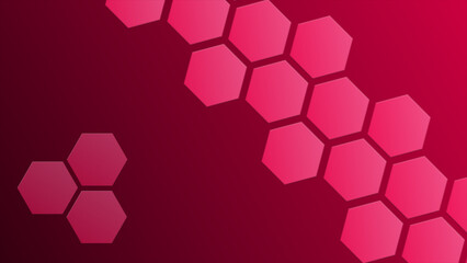 Abstract moving hexagon geometrical shapes minimal background , hexagon shapes background
