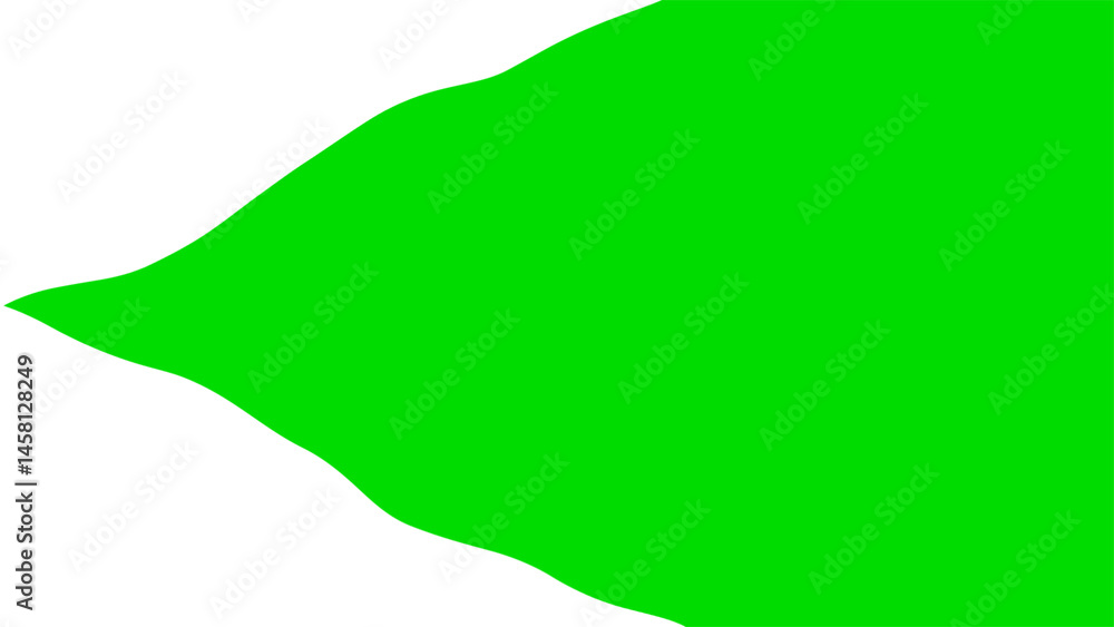 Poster green and white dual tone wavy pattern simple minimal background