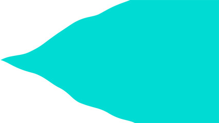 Cyan and white dual tone wavy pattern simple minimal background
