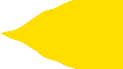 Yellow and white dual tone wavy pattern simple minimal background