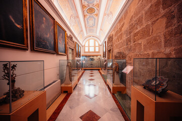 Palermo Cathedral Tower, Sicily, Italy. Museo Diocesano significant works with beautiful architecture