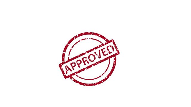Approved stamp