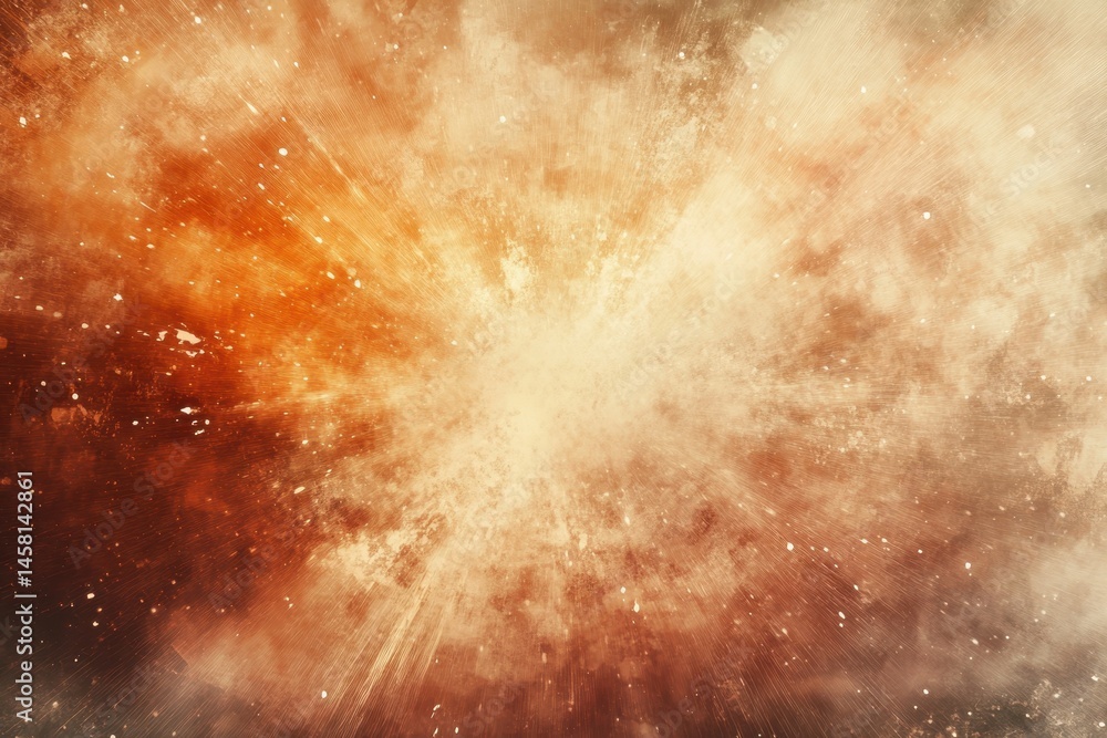 Poster colorful explosion of hues creates vibrant abstract background for various creative projects and des