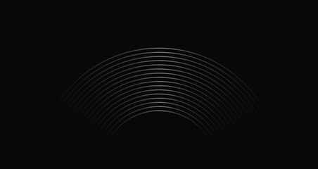 Luxury background vector. Elegant line pattern on black background. Premium design illustration