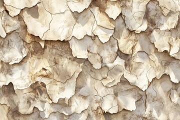 Detailed close-up view of weathered tree bark texture.