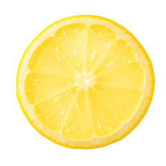 slice of lemon with transparent background PNG and JPEG image